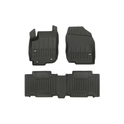 Tappeti Gomma Specifici 3 Pezzi Neri per Toyota RAV4 2013-2019