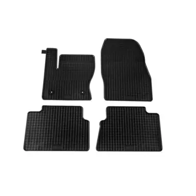 Tappeti Gomma Specifici 4 Pezzi Neri per Ford Kuga 2013-2015