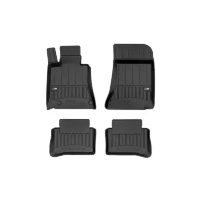 Tappeti Gomma Specifici 4 Pezzi Neri per Mercedes CLS C218 2010-2018