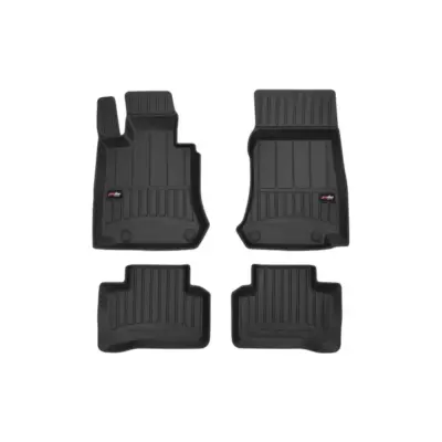 Tappeti Gomma Specifici 4 Pezzi Neri per Mercedes GLC X253 2015-2022