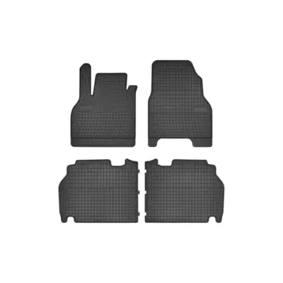 Tappeti Gomma Specifici 4 Pezzi Neri per Renault Kangoo 5 Posti dal 2008