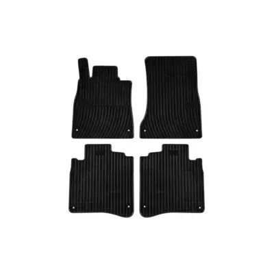 Tappeti Gomma Specifici 4 Pezzi Nero per Mercedes Classe S W222 2013-2020
