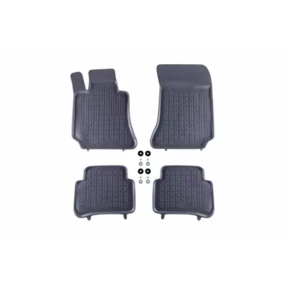 Tappeti Gomma Specifici Grigi 4 Pezzi per Mercedes Classe E W212 2009-2016