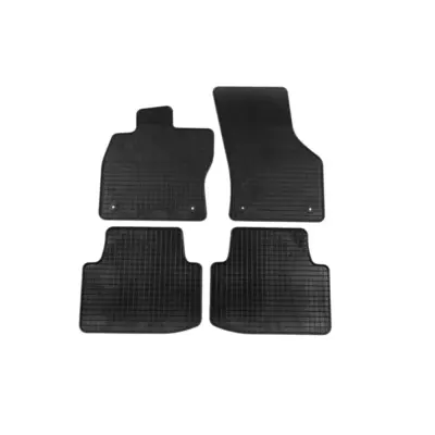 Tappeti Gomma Specifici Set 4 Pezzi Neri per Volkswagen Passat dal 2014