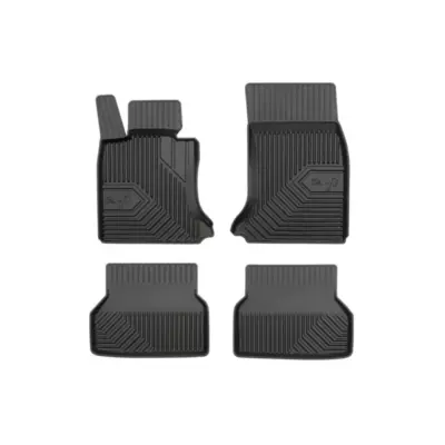Tappeti Gomma Specifici Set 4 Pezzi Nero per BMW Serie 5 E60 2003-2010