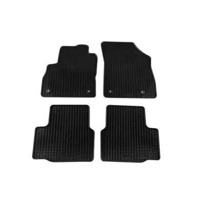 Tappeti Gomma Specifici Set 4 Pezzi Nero per Opel Astra K 2015-2021