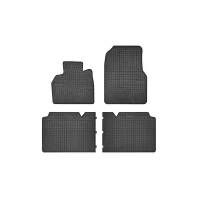 Tappeti Gomma Specifici Set 4 Pezzi Nero per Renault Espace Iv 2002-2015