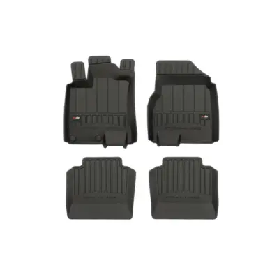 Tappeti Gomma Specifici Set 4 Pezzi Nissan Qashqai I +2 2006-2013 Nero