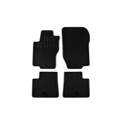 Tappeti Gomma Specifici Set 4 Pezzi per Mercedes ml W164 2005-2011 Nero
