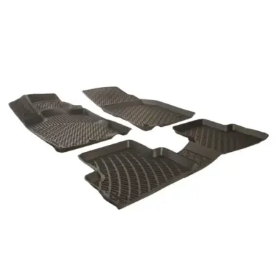 Tappetini 3D Gomma Tpe 4 Pezzi per Opel Vectra C 2002-2009 Nero