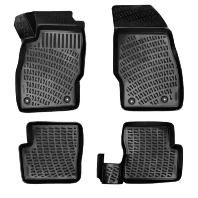 Tappetini 3D in Gomma Tpe Set 4 Pezzi per Opel Corsa D e Rizline