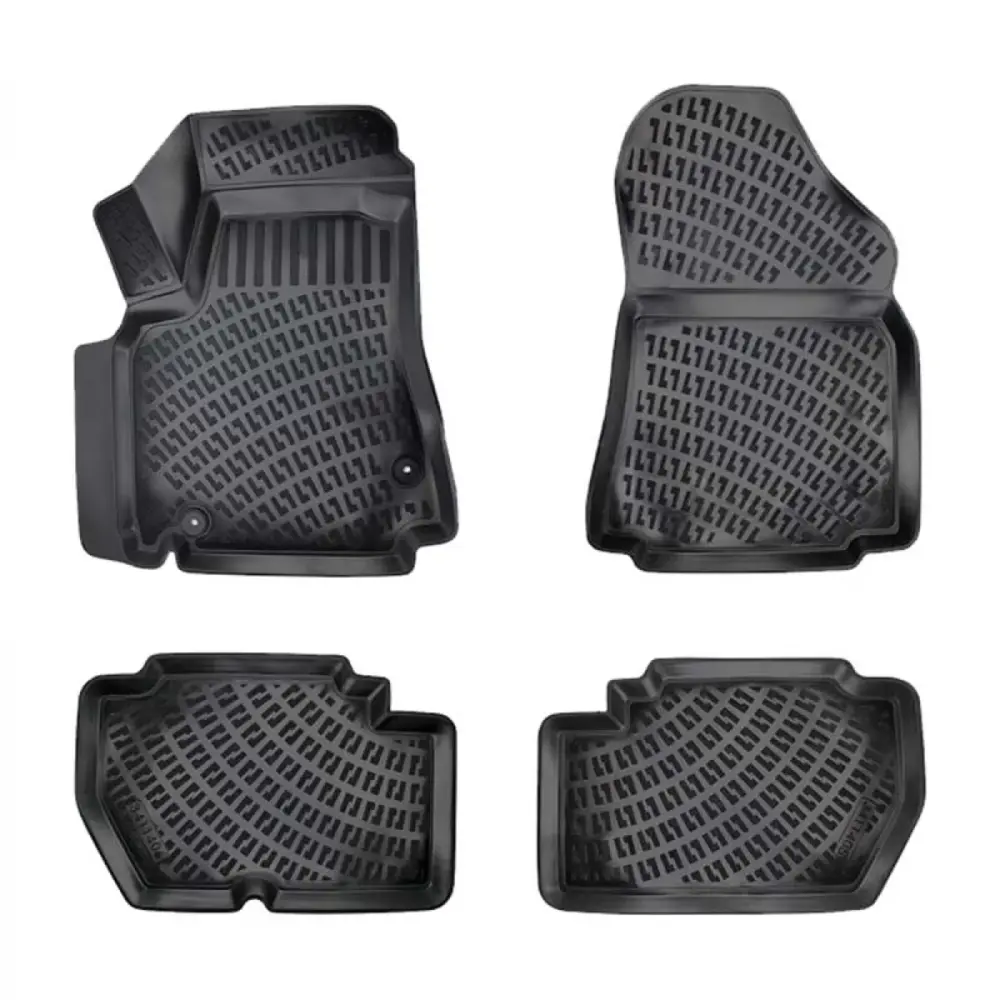 Tappetini 3D in Gomma Tpe Set 4 Pezzi per Peugeot Partner Citroen Berlingo 2009