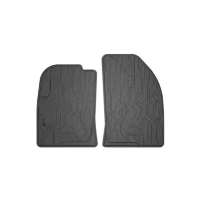 Tappetini Anteriori Gomma 2 Pezzi Neri per Ford Fiesta 2002-2008