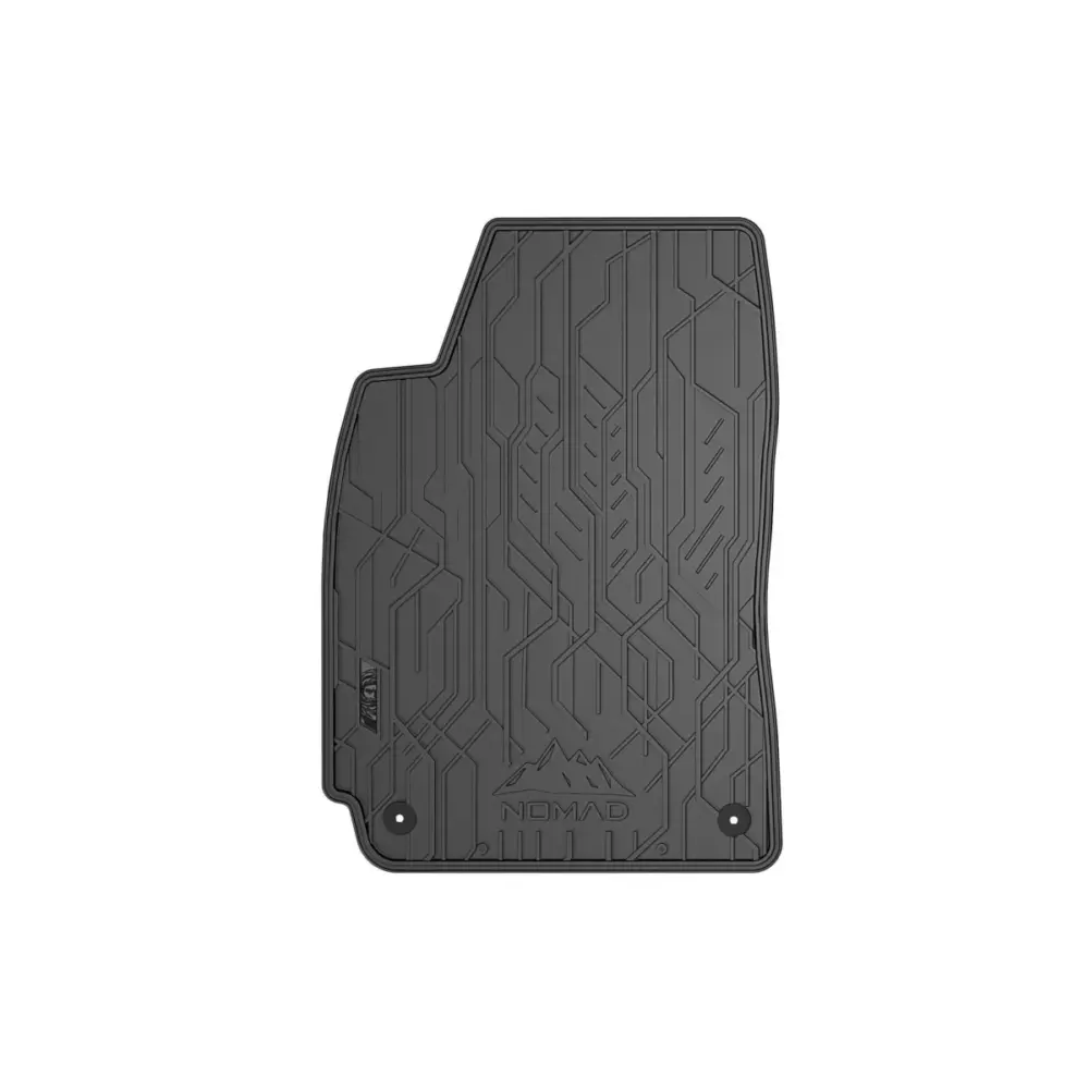 Tappetini Anteriori Gomma 2 Pezzi Neri per Volkswagen Passat B5 1996-2005