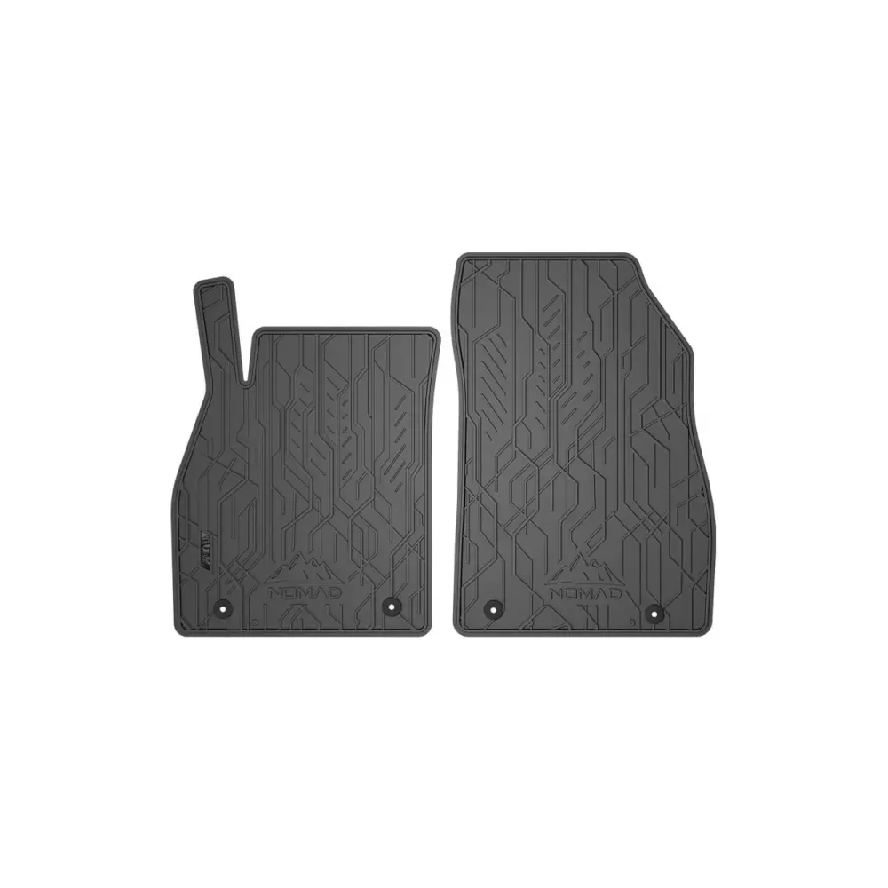 Tappetini Anteriori Gomma 2 Pezzi Nero per Opel Insignia 2008-2017