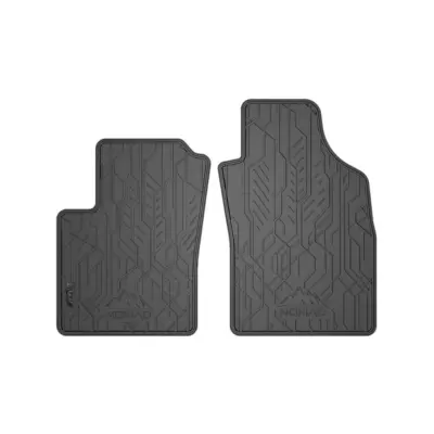 Tappetini Anteriori Gomma Neri 2 Pezzi per Ford Ka 2008-2016