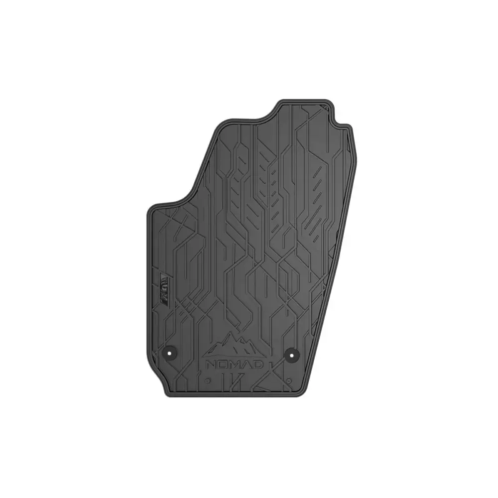 Tappetini Anteriori Gomma Neri 2 Pezzi per Volkswagen Fox 2003-2021