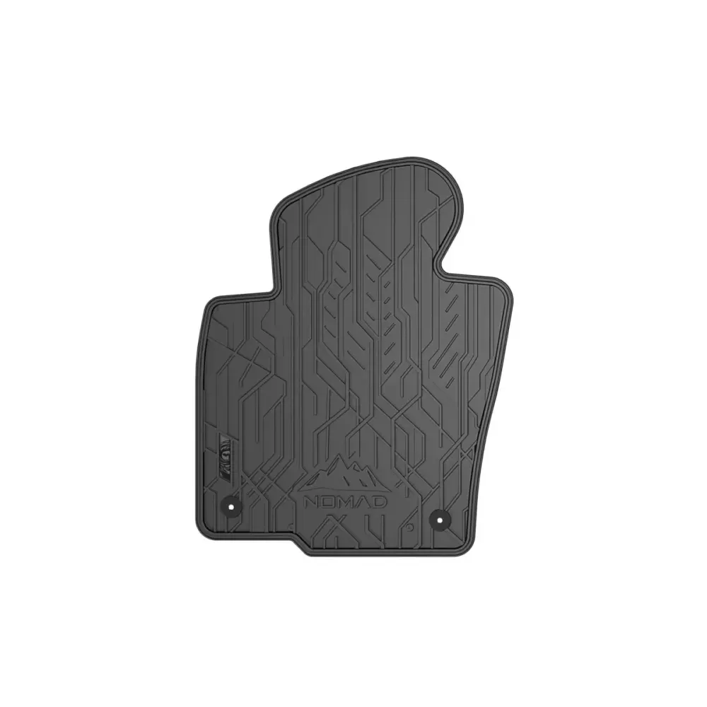 Tappetini Anteriori Gomma Neri Set 2 Pezzi per Volkswagen Passat B6 2005-2010