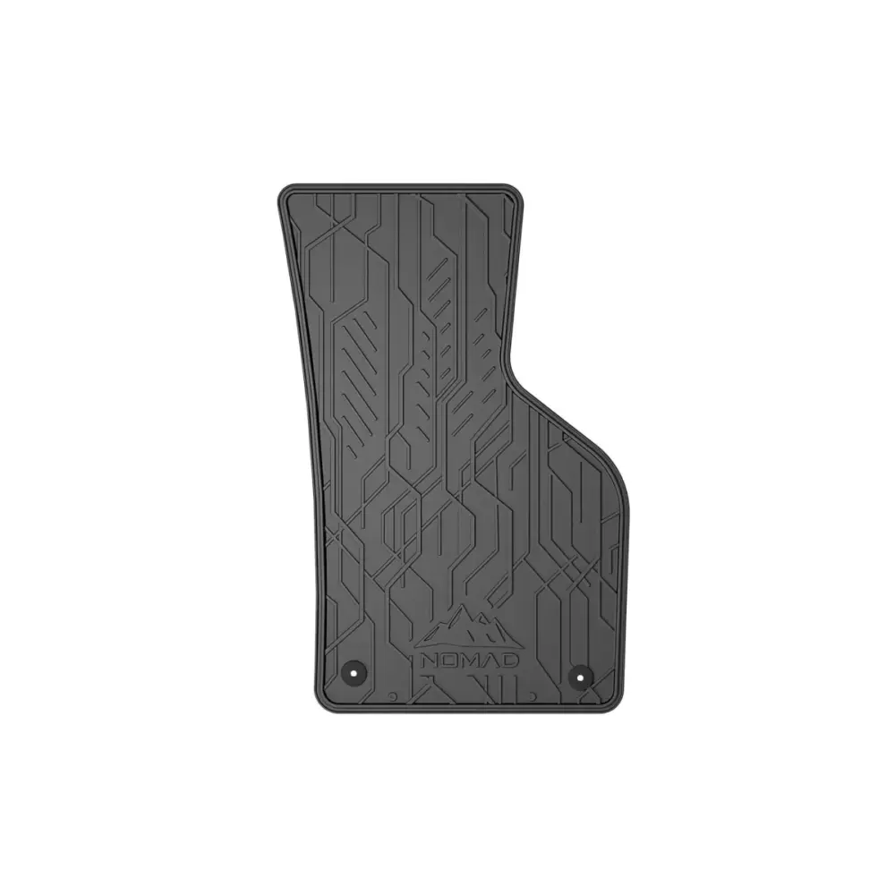 Tappetini Anteriori Gomma Neri Set 2 Pezzi per Volkswagen Passat B6 2005-2010