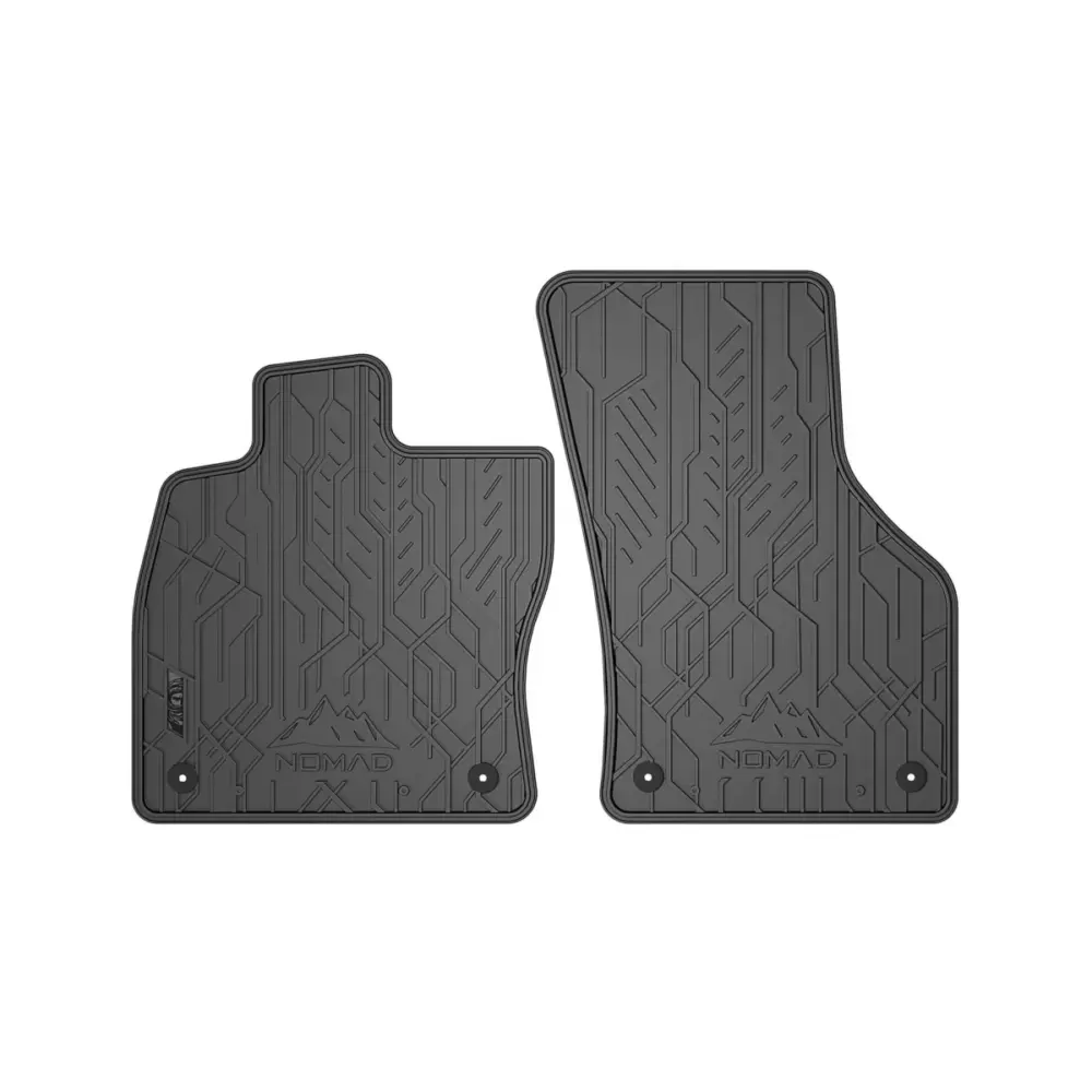Tappetini Anteriori Gomma Nomad 2 Pezzi per Volkswagen Golf 7 2012-2020
