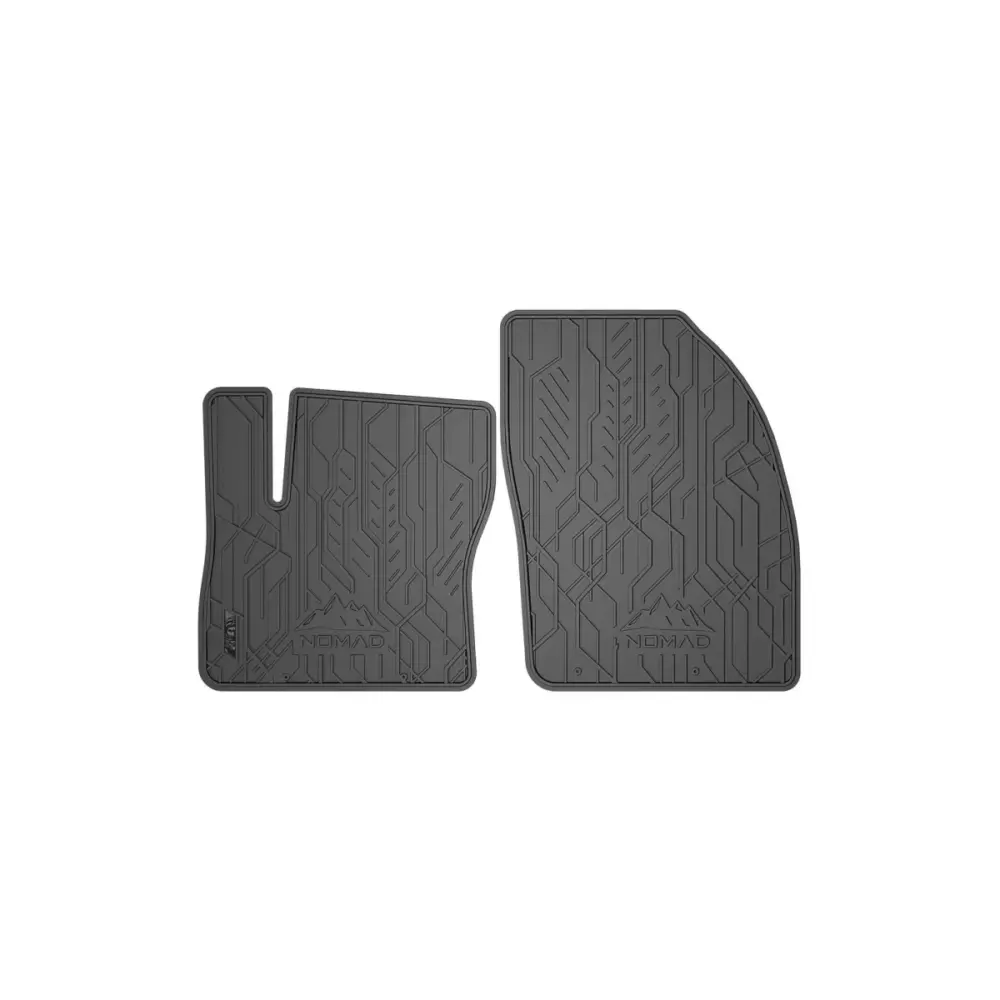 Tappetini Anteriori Gomma Set 2 Pezzi Neri per Ford C-max 2010-2019