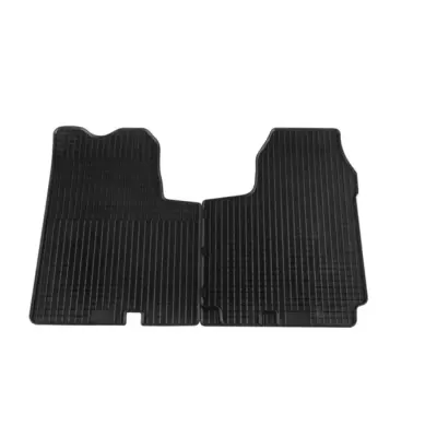 Tappetini Anteriori Gomma Specifici 2 Pezzi Neri per Opel Vivaro 2001-2014