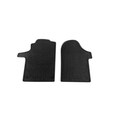 Tappetini Anteriori Gomma Specifici 2 Pezzi Nero per Mercedes Vito W447 dal 2014