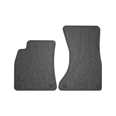 Tappetini Anteriori in Gomma 2 Pezzi per Audi A5 8T 2007-2016 Neri