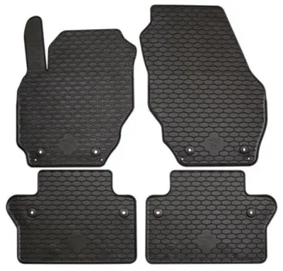 Tappetini auto in gomma antiscivolo per Volvo S80 dal 2006, V70/XC70 dal 2007