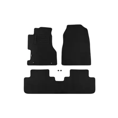 Tappetini Doppio Strato in Tessuto Rex Neri Set 3 Pezzi per Honda Civic
