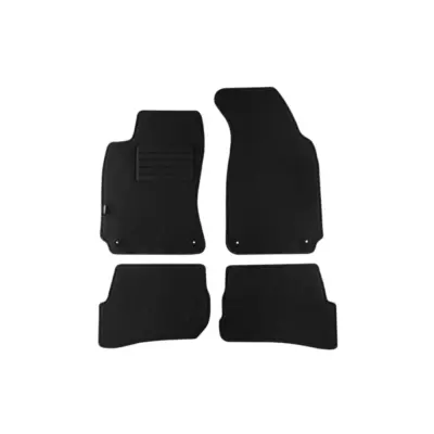 Tappetini Doppio Strato in Tessuto Rex Neri Set 4 Pezzi per Volkswagen Passat