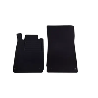Tappetini Doppio Strato in Tessuto Rex Nero Set 2 Pezzi per Mercedes SLK R170