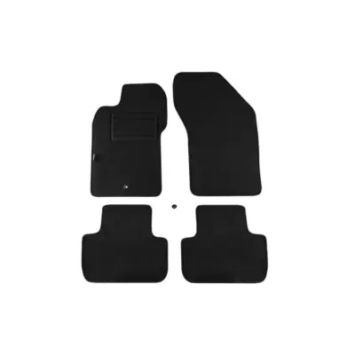 Tappetini Doppio Strato in Tessuto Rex Nero Set 4 Pezzi per Alfa Romeo GT