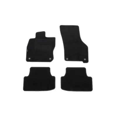Tappetini Doppio Strato in Tessuto Rex Nero Set 4 Pezzi per Audi A3 2020>