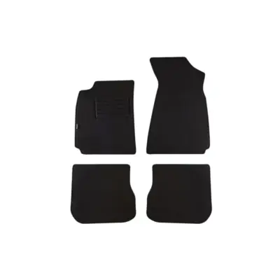 Tappetini Doppio Strato in Tessuto Rex Nero Set 4 Pezzi per Audi A4 1997-1999