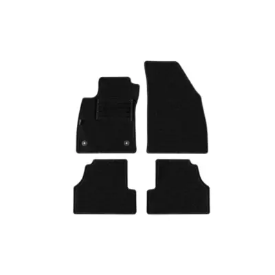 Tappetini Doppio Strato in Tessuto Rex Nero Set 4 Pezzi per Opel Mokka 2012-2019