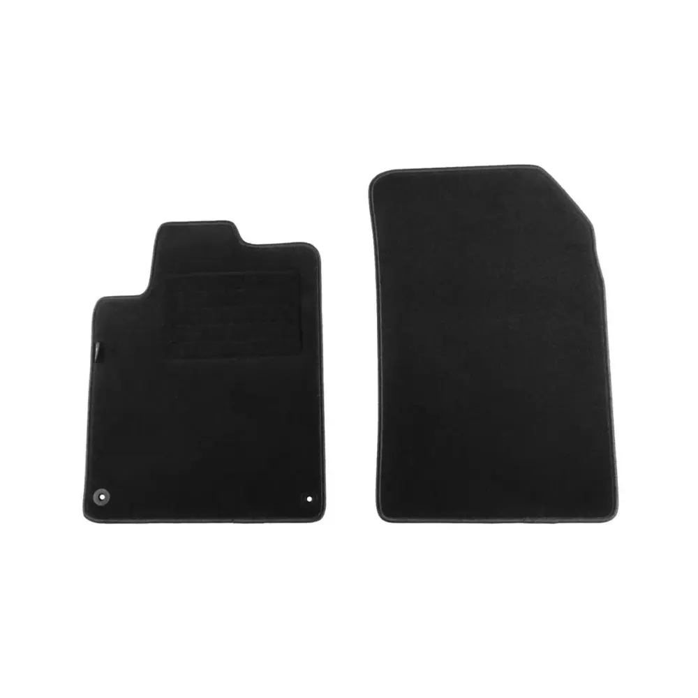 Tappetini Doppio Strato in Tessuto Rex Nero Set 4 Pezzi per Peugeot 407
