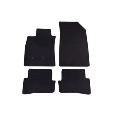 Tappetini Doppio Strato in Tessuto Rex Nero Set 4 Pezzi per Renault Clio Sw