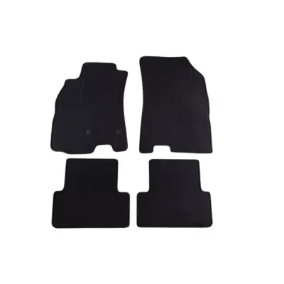 Tappetini Doppio Strato in Tessuto Rex Nero Set 4 Pezzi per Renault Megane Sw