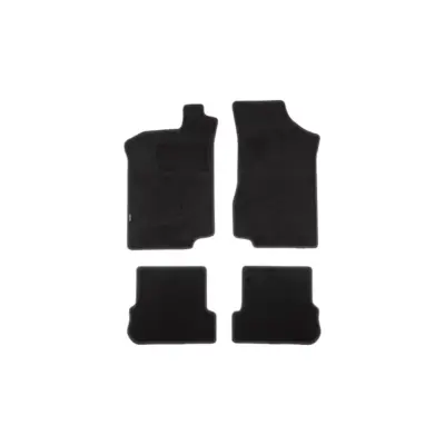 Tappetini Doppio Strato in Tessuto Rex Nero Set 4 Pezzi per Volkswagen Golf Ii