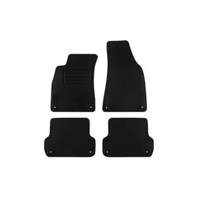 Tappetini Doppio Strato in Tessuto Rex Set 4 Pezzi per Audi A4 2000-2008 Quattro