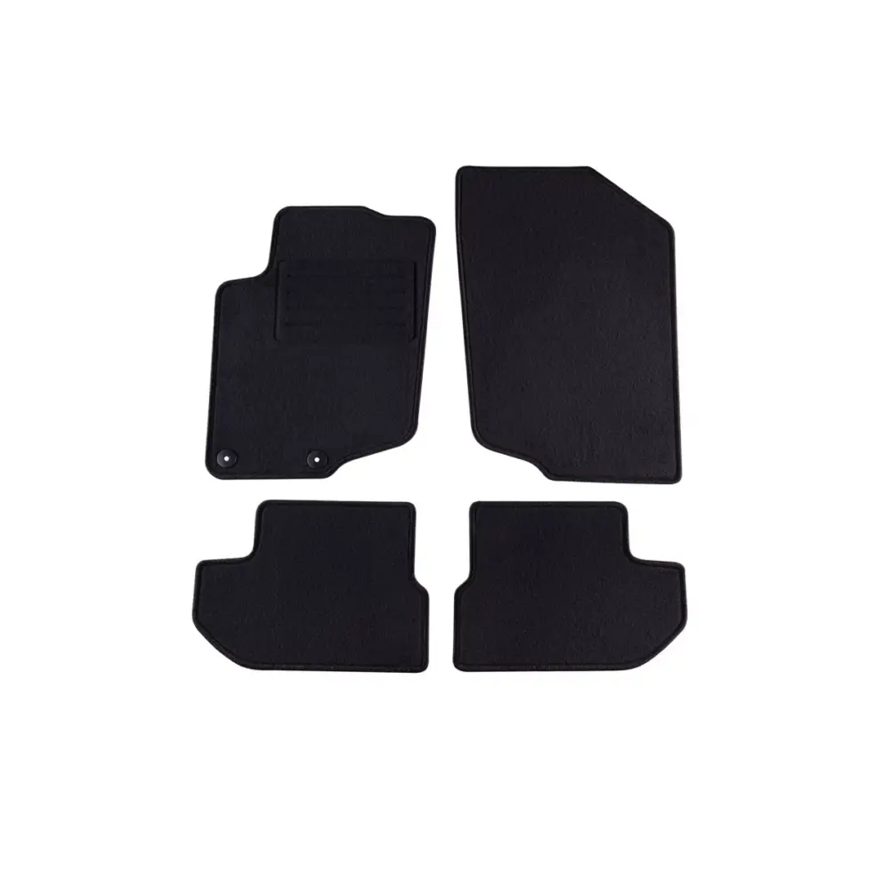 Tappetini Doppio Strato in Tessuto Rex Set 4 Pezzi per Peugeot 207 Cc 2007-2014