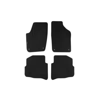 Tappetini Doppio Strato in Tessuto Rex Set 4 Pezzi per Seat Ibiza 2002-2008