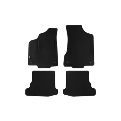 Tappetini Doppio Strato in Tessuto Rex Set 4 Pezzi per Volkswagen Polo 2000-2001