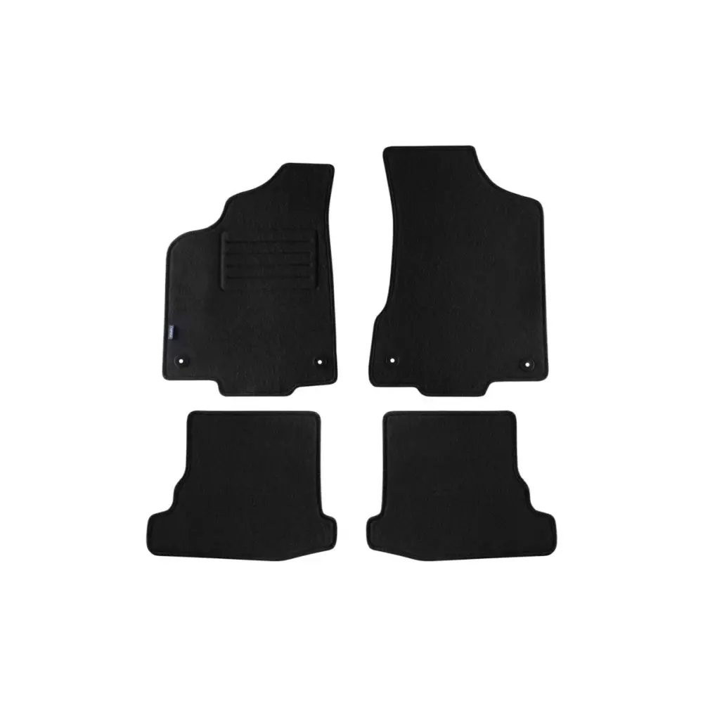 Tappetini Doppio Strato in Tessuto Rex Set 4 Pezzi per Volkswagen Polo 2000-2001