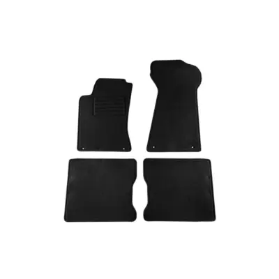 Tappetini Doppio Strato Neri Set 4 Pezzi per Audi 80 1991-1995