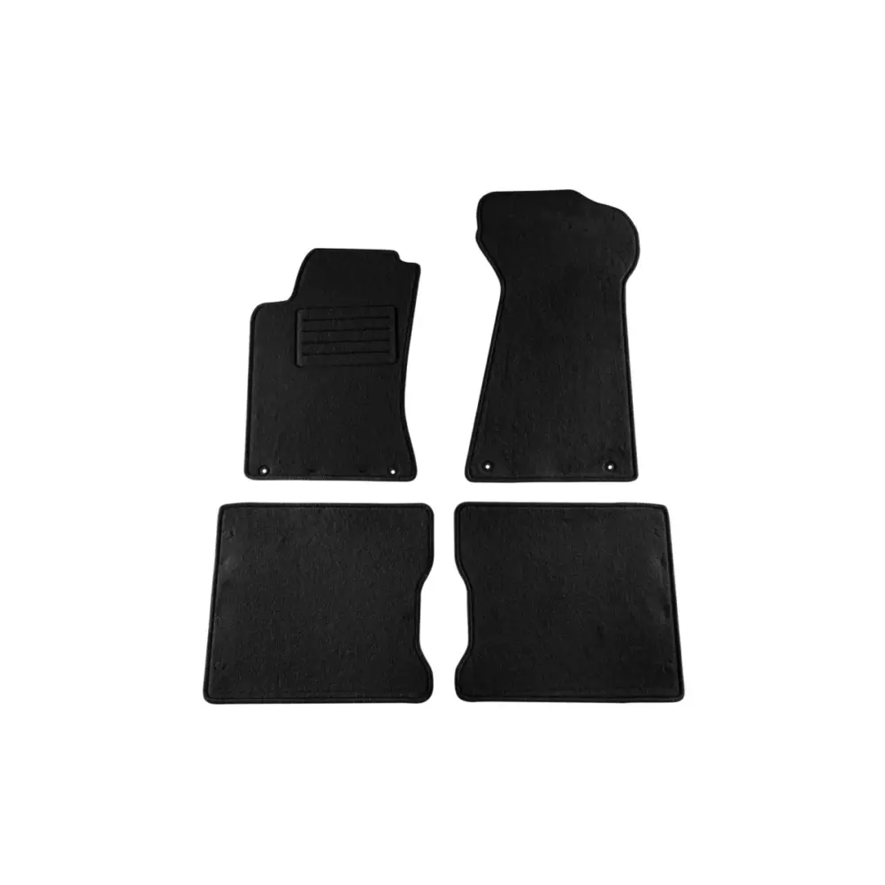Tappetini Doppio Strato Neri Set 4 Pezzi per Audi 80 1991-1995