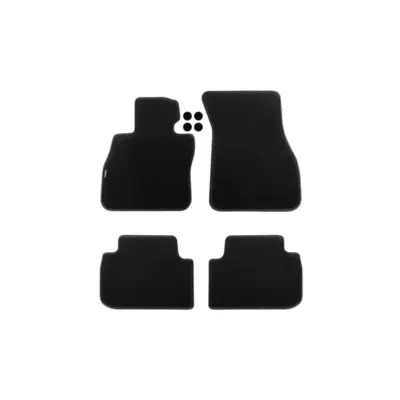 Tappetini Doppio Strato Neri Set 4 Pezzi per BMW Serie 2 F44 dal 2020