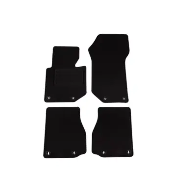 Tappetini Doppio Strato Neri Set 4 Pezzi per BMW Serie 3 E36 Cabrio 1991-1998