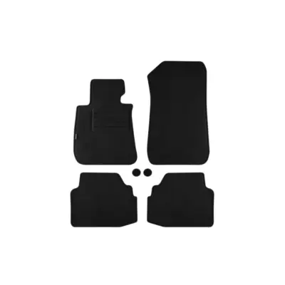 Tappetini Doppio Strato Neri Set 4 Pezzi per BMW Serie 3 E92 2006-2013